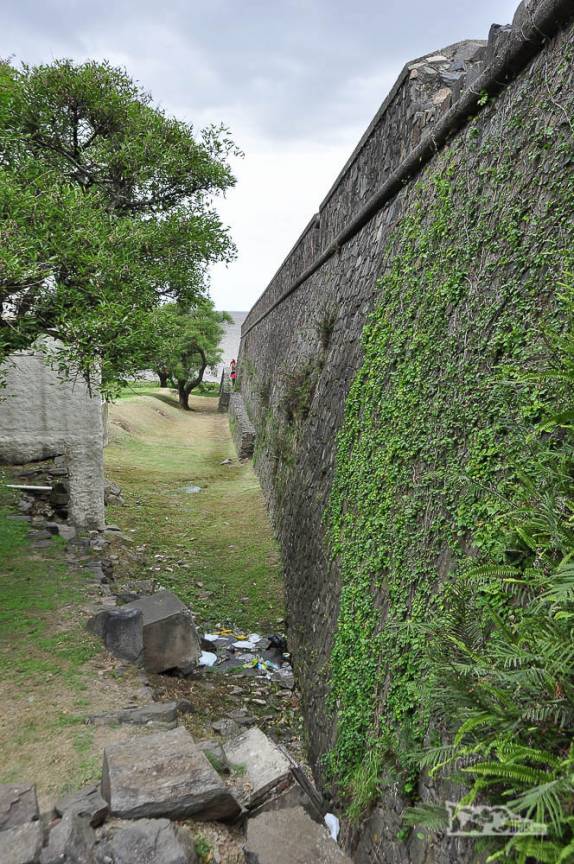 As antigas muralhas de Colonia del Sacramento, no sul do Uruguai